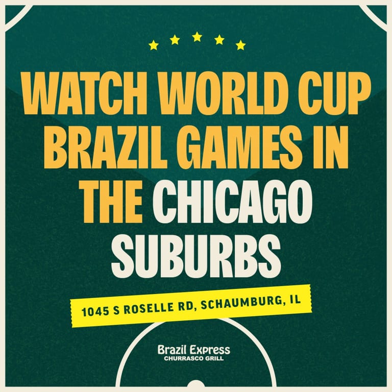 Watch Brazil games live at Brazil Express Grill!