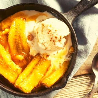 Sauteed Banana with Cognac