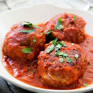 Top Sirloin Meatballs with Tomato Sauce (8oz)